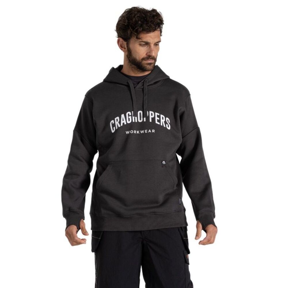 Craghoppers Mens Workwear Oulston Hoodie / Carbon Grey